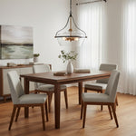 Bild in Gallery-Viewer laden, Lirra Elegante Glas-Hängeleuchte im Mid-Century-Stil für Küche & Esszimmer