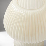 Load image into Gallery viewer, Rivrona Ribbed Glass Texture Modern Table Lamp – Designer Accent Lighting for Bedroom & Living Room