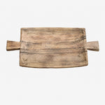Cargar imagen en el visor de la Galería, Natural reclaimed wood serving tray with double handles