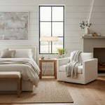 Charger l'image dans la visionneuse de galerie, Lampe de Table Décorative Moderne Delvara - Lampe de Bureau à Base Métallique avec Abat-jour en Parchemin pour Table de Chevet