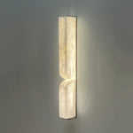 Cargar imagen en el visor de la Galería, Lámpara de Pared Rectangular Moderna de Alabastro – Aplique Minimalista para Dormitorio, Pasillo y Sala