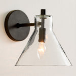 Bild in Gallery-Viewer laden, Glavira Recycelte Glas Wandlampe - Modernes Badezimmer Waschtischlicht