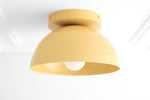 Load image into Gallery viewer, Metio Dome Minimalist Ceiling Lamp – Flush Mount for Small Spaces, Multi-Color Options