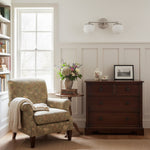 Load image into Gallery viewer, Glorica Glass Modern Wall Sconce – Contemporary 2-Globe Indoor Accent Lamp for Hallway