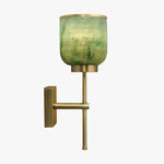 Load image into Gallery viewer, Helvo Streamlined Metal Glass Wall Sconce — Soft Glow Lighting for Modern Interiors