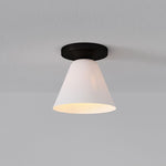 Load image into Gallery viewer, Conica Geometric Cone Glass Flush Mount – Minimalist Home Lighting