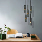 Load image into Gallery viewer, Modern Cylindrical Glass Pendant Light M45