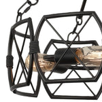 Charger l'image dans la visionneuse de galerie, Suspension en métal à cage géométrique FerraLoft - Luminaire suspendu industriel pour îlot de cuisine