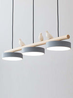 Load image into Gallery viewer, Sienna Bird Pendant Lamp - Wood Design for Scandinavian Kitchen Islands