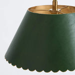 Load image into Gallery viewer, Foldray Leather Drum Pendant Light - Nordic Brass Fixture for Dining