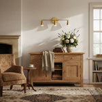 Cargar imagen en el visor de la Galería, Lámpara de tocador Pyralis Cone de 3 luces: diseño moderno y elegante para baños y pasillos