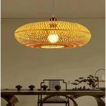 Load image into Gallery viewer, Treasure of the Dawn Bamboo Rattan Pendant Light
