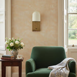 Cargar imagen en el visor de la Galería, Aplique de pared metálico Metio Dome de estilo moderno de mediados de siglo – Aplique de pared con silueta de cúpula para sala de estar