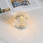 Load image into Gallery viewer, Crystal Diamond Table Lamp (built-in battery)