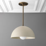 Load image into Gallery viewer, Metio Dome Pendant Light – Modern Brass Pendant for Kitchen & Dining