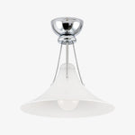 Charger l'image dans la visionneuse de galerie, Kallera Magnolia Ceiling Light – Gradient Design Lampshade for Bedroom and Hallway