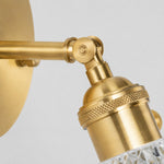 Bild in Gallery-Viewer laden, Close view of brass lamp holder and adjustable joint