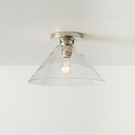Load image into Gallery viewer, Conica Geometric Cone Glass Flush Mount – Minimalist Home Lighting