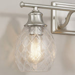 Bild in Gallery-Viewer laden, Nixora Moderne Bauernhaus-Wandlampe mit Rillenmuster – Dekorative Beleuchtung für Badezimmer und Flur