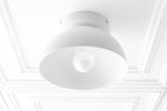 Load image into Gallery viewer, Metio Dome Minimalist Ceiling Lamp – Flush Mount for Small Spaces, Multi-Color Options