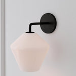 Load image into Gallery viewer, Merin Sculptural Glass Wall Lamp – Geometric Modern Wall Sconce for Bedrooms & Hallways