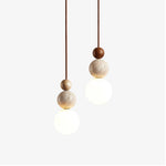 Load image into Gallery viewer, Modern Travertine Stone Globe Pendant Lamp M08