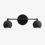 Cargar imagen en el visor de la Galería, Lámpara de tocador decorativa Metio Dome - Lámpara de pared para baño con pantalla orbe clásica