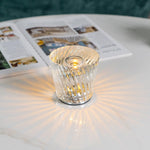 Load image into Gallery viewer, Crystal Diamond Table Lamp (built-in battery)