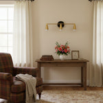 Cargar imagen en el visor de la Galería, Lámpara de tocador Pyralis Cone de 3 luces: diseño moderno y elegante para baños y pasillos