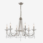Cargar imagen en el visor de la Galería, Silver Crystal Branch Chandelier