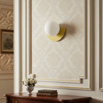 Cargar imagen en el visor de la Galería, Lámpara de Pared Esférica Colorida Macaron Luminosa – Lámpara de Vidrio de Diseño Nórdico para Hogar u Oficina N14