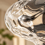 Charger l'image dans la visionneuse de galerie, Modern Farmhouse 2-Light Hammered Water Glass Flush Mount Ceiling Light