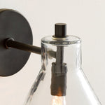 Bild in Gallery-Viewer laden, Glavira Recycelte Glas Wandlampe - Modernes Badezimmer Waschtischlicht