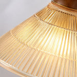 Charger l'image dans la visionneuse de galerie, Lit amber pleated shade texture detail