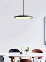 Load image into Gallery viewer, Macaron Pendant Light – Slim Metal Saucer Fixture