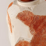 Bild in Gallery-Viewer laden, Microcement-like pitted surface and hand-ridged terracotta texture