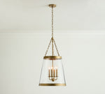 Load image into Gallery viewer, Driscoll Conical Glass Pendant Light - Modern Glass And Iron Design