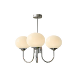 Cargar imagen en el visor de la Galería, Candelabro Moderno Marshmallow de Vidrio