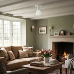 Bild in Gallery-Viewer laden, Glorica Glas Industrieller Metallrahmen Wandlampe – Minimalistische große Glühbirnen-Wandlampe für Wohnzimmer