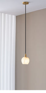 Load image into Gallery viewer, Modern Minimalist Alabaster Pendant Light