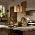 Bild in Gallery-Viewer laden, Natural Loofah Woven Pendant Lamp Wabi Sabi Patchwork Hanging Light