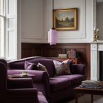 Bild in Gallery-Viewer laden, Eloise Vintage inspiriertes gewelltes Milchglas-Anhänger - modernes Akzentlicht für Küche und Schlafzimmer