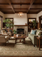 Load image into Gallery viewer, Vintage Milk Glass Semi Flush Mount Eloise Pendant Light