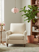 Load image into Gallery viewer, Vintage Milk Glass Semi Flush Mount Eloise Pendant Light