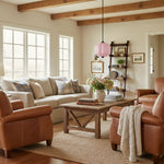 Bild in Gallery-Viewer laden, Eloise Vintage inspiriertes gewelltes Milchglas-Anhänger - modernes Akzentlicht für Küche und Schlafzimmer