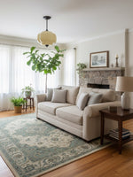 Load image into Gallery viewer, Eloise Scallop Vintage Milk Glass Semi-Flush Mount Pendant Light