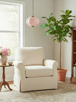 Load image into Gallery viewer, Vintage Milk Glass Semi Flush Mount Eloise Pendant Light