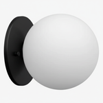 Cargar imagen en el visor de la Galería, Aplique de pared Glorica con globo de cristal esmerilado – Lámpara de pared minimalista para salón y dormitorio