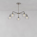 Load image into Gallery viewer, Selvion 5 Light Globe Chandelier - Sculptural Glass Modern Style
