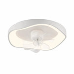 Cargar imagen en el visor de la Galería, Oscillating white 42 cm ceiling fan light SKU image